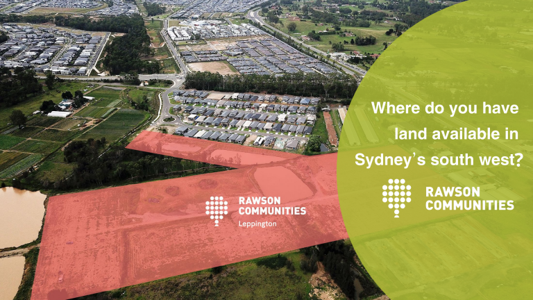 Where do you have land available in Sydney’s south west?